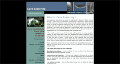 Desktop Screenshot of cave-exploring.com